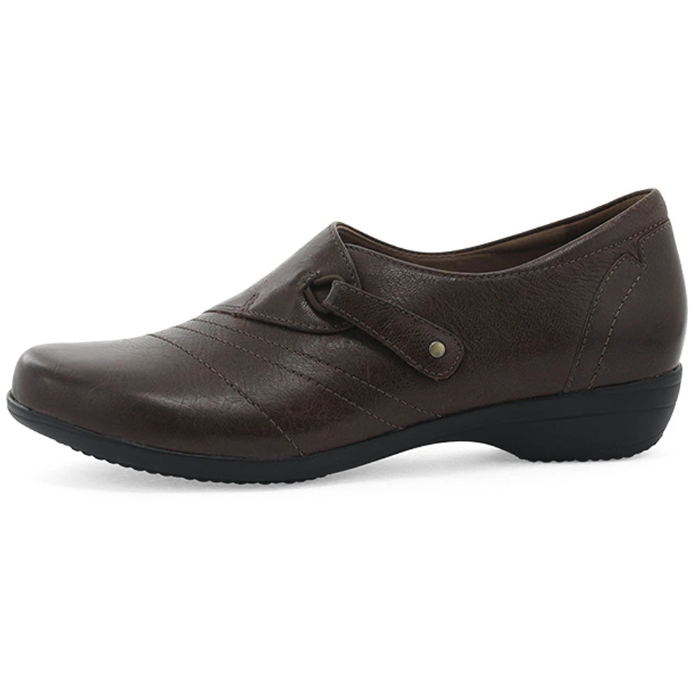 Dansko Franny Slip-On Chocolate Burnished Calf (Women's) - Image 2