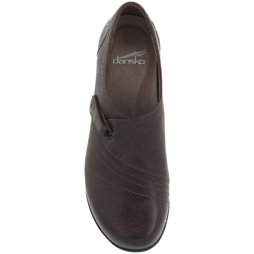 Dansko Franny Slip-On Chocolate Burnished Calf (Women's) - Image 4