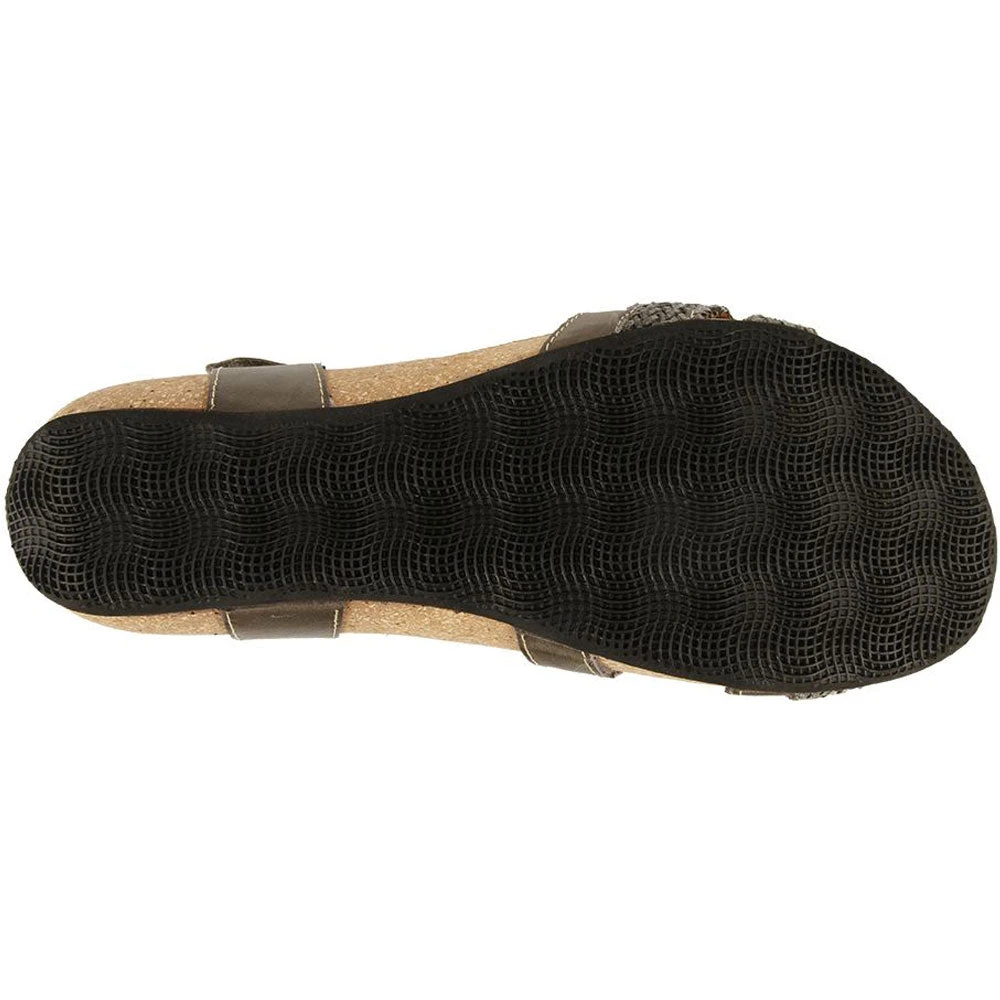 Taos Trulie Sandal Dark Grey Leather (Women's) - Image 5