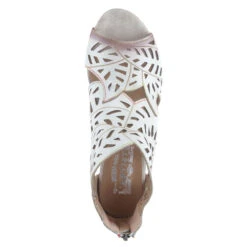 L'Artiste By Spring Step Icon Shootie Off White Leather (Women's) -ECCO Sales iconw 3