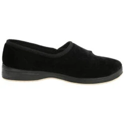 Foamtreads Jewel Slipper Black Velour (Women's) 10 Foamtreads Jewel Slipper Black Velour (Women's) -ECCO Sales jewel black 3