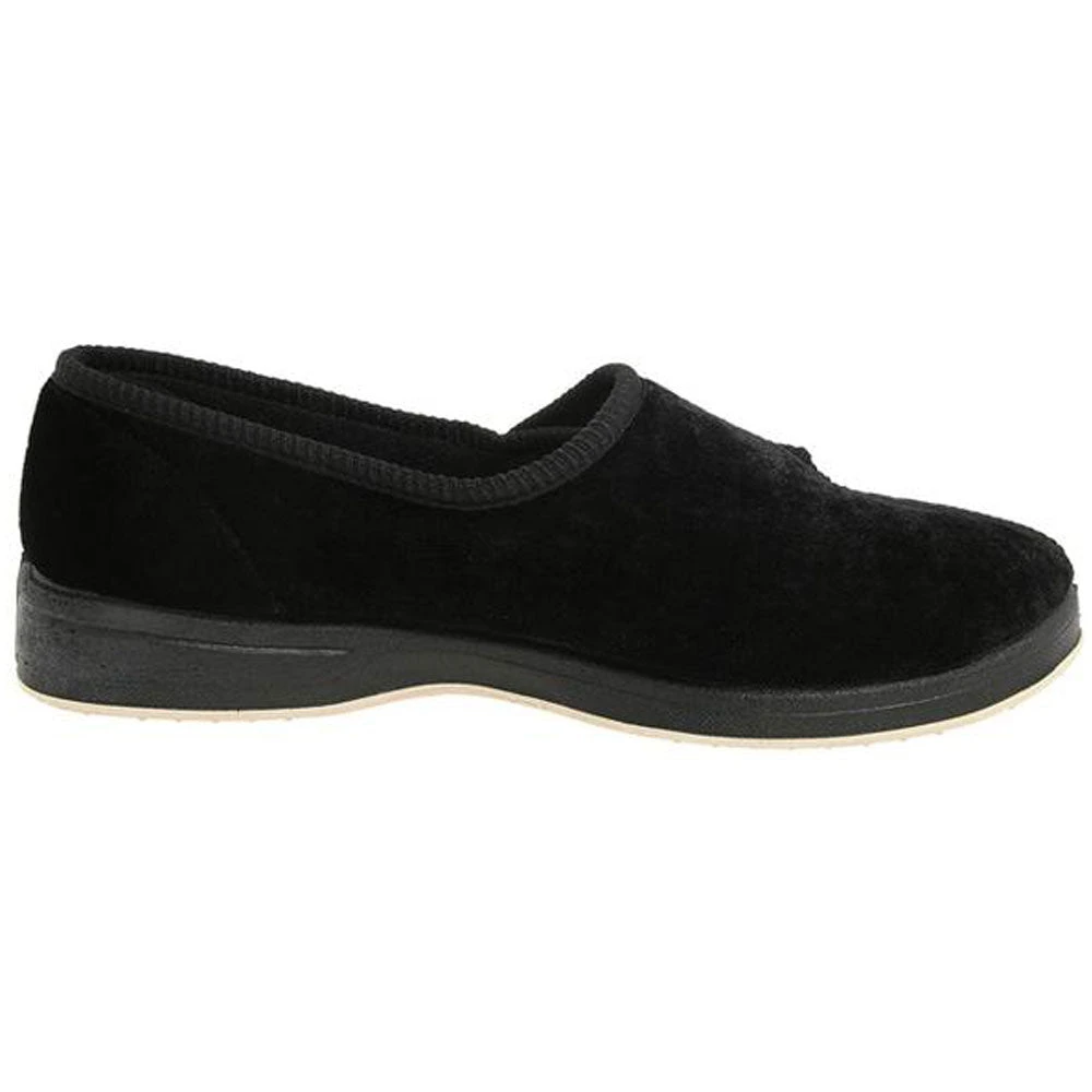 Foamtreads Jewel Slipper Black Velour (Women's) 5 Foamtreads Jewel Slipper Black Velour (Women's) - Image 3