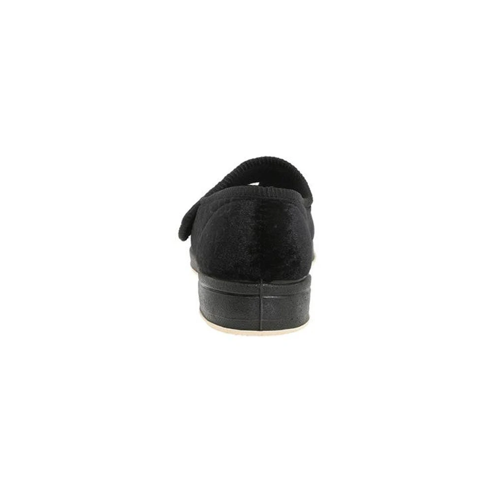 Foamtreads Jewel Slipper Black Velour (Women's) 6 Foamtreads Jewel Slipper Black Velour (Women's) - Image 4