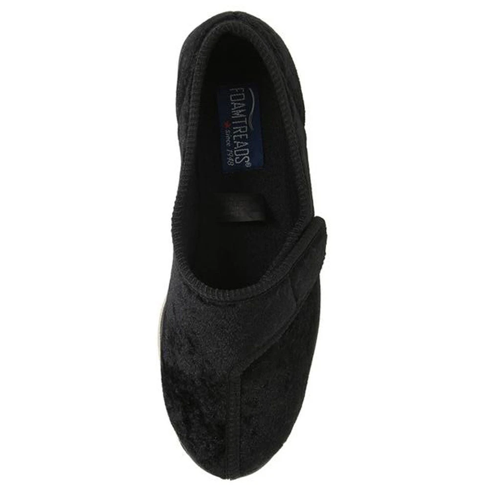 Foamtreads Jewel Slipper Black Velour (Women's) 7 Foamtreads Jewel Slipper Black Velour (Women's) - Image 5