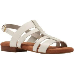 Walking Cradles Frisky Sandal White Leather (Women's)